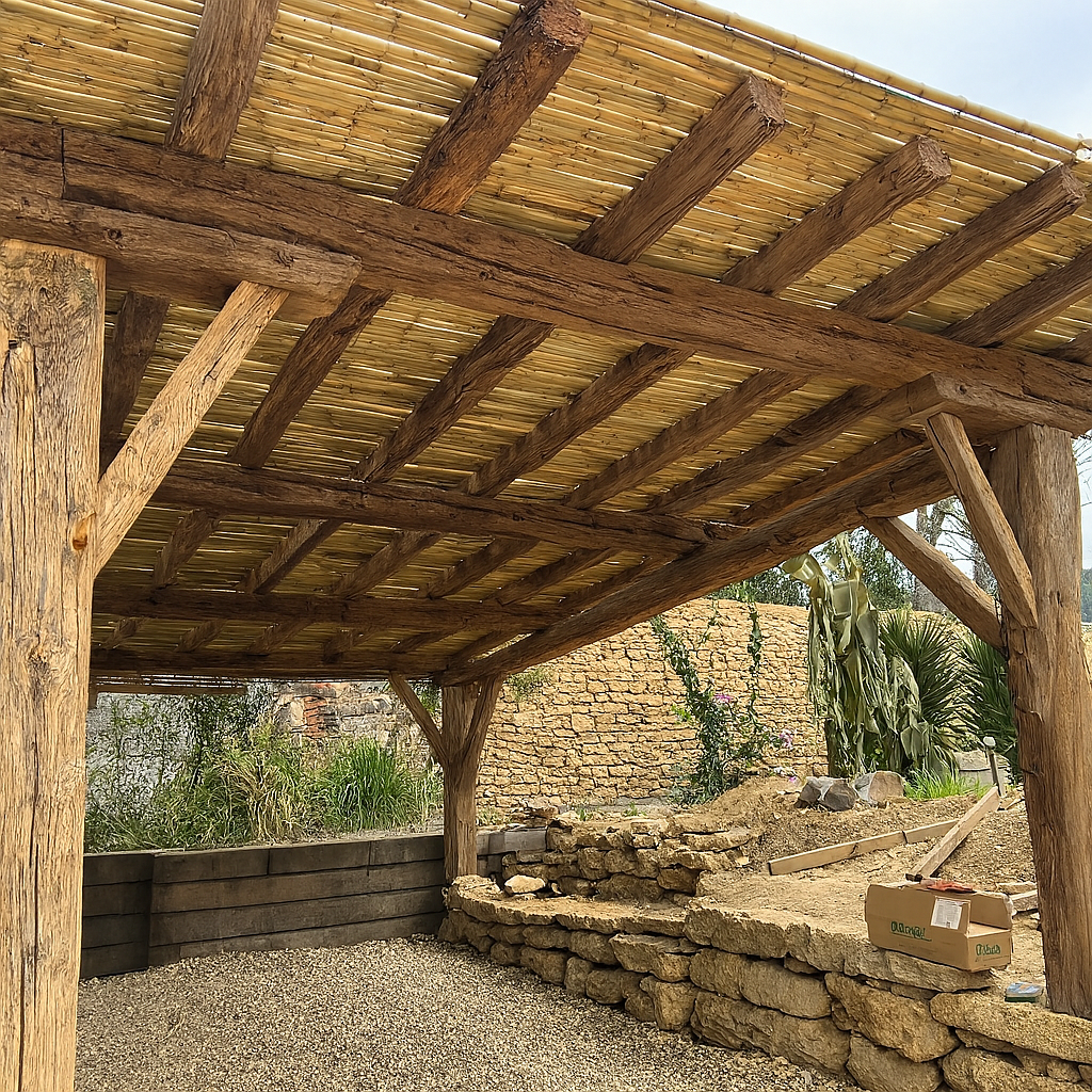 Canisse de Bambou naturel