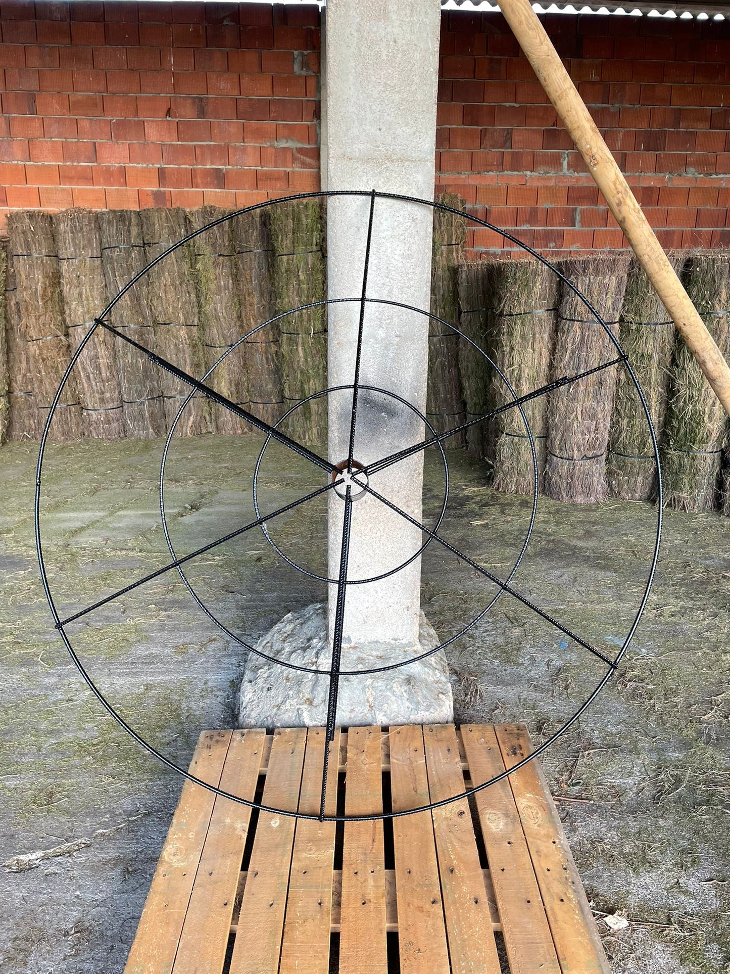 Parasol en brande de bruyère